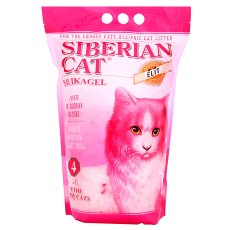 Сибирская Кошка Элита / Наполнитель для кошачьего туалета для Привередливых кошек Розовые гранулы