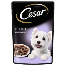 Cesar / Паучи Цезарь для собак Ягненок в сырном соусе (цена за упаковку)