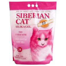 Сибирская Кошка Элита / Наполнитель для кошачьего туалета для Привередливых кошек Розовые гранулы