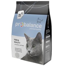 Probalance Hair & Beauty / Сухой корм Пробаланс для взрослых кошек Красивая шерсть и Здоровая кожа
