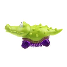 GiGwi Dog Suppa Puppa / Игрушка Гигви для собак Крокодил с пищалкой