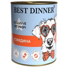 Best Dinner Exclusive Vet Profi Mobility / Консервы Бест Диннер для собак Говядина (цена за упаковку)