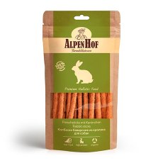AlpenHof Rabbit sticks / Лакомство Альпенхоф для Щенков и Мелких собак Колбаски Баварские из Кролика