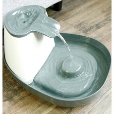 SuperDesign Melamine Water Fountain / Питьевой фонтанчик Супер Дизайн Меламиновый Белый-Антрацит