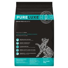 PureLuxe Kitten Chicken Chickpeas Salmon Grain free / Сухой Беззерновой корм ПьюаЛюкс для Котят Курица нут лосось