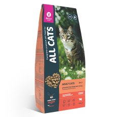 All Cats / Сухой корм Ол Кэтс для кошек с Говядиной и овощами