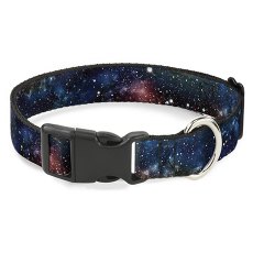 Buckle-Down / Ошейник Бакл-Даун для собак с пластиковой застёжкой Галактика мультицвет