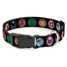 Buckle-Down / Ошейник Бакл-Даун для собак с пластиковой застёжкой Мстители мультицвет