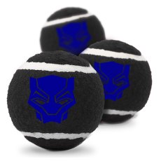 Buckle-Down / Теннисные мячики Бакл-Даун для собак Чёрная Пантера чёрный 1 х 3шт