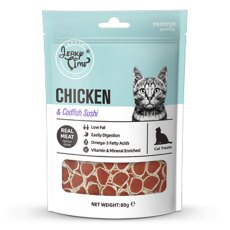 Wanpy Oven Roasted Chicken Jerky & Codfish Sushi / Лакомство Ванпи для кошек Суши из Курицы с треской