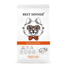 Best Dinner Sensible Adult Dog Mini Duck & Potato / Сухой корм Бест Диннер для взрослых собак Мелких пород Утка картофель