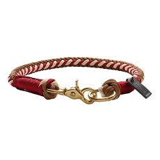 Hunter Tinnum / Ошейник Хантер для собак Красный с Бежевым