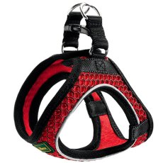 Hunter Hilo Comfort / Шлейка Хантер для собак сетчатый текстиль Красная