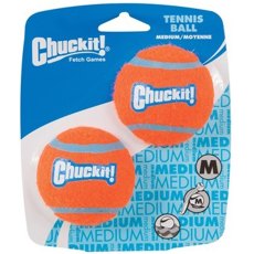 Petmate Chuckit! Tennis Ball 2-pk / Игрушка Петмейт для собак Теннисный мяч Резина