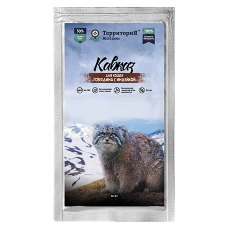 Территория Кавказ / Влажный корм Паучи для кошек Говядина с индейкой (цена за упаковку)