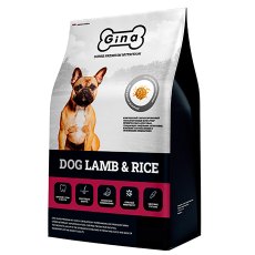 Gina Lamb & Rice / Сухой корм Джина для Аллергичных собак Ягненок рис (Сербия)