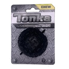 Tonka / Игрушка Тонка для собак Мяч рифленый черный