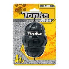 Tonka / Игрушка-дозатор Тонка для собак для лакомств тройной черный