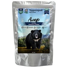 Территория Амур / Влажный корм для собак Говядина с печенью (цена за упаковку)