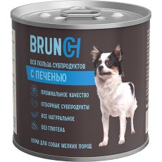 Brunch / Консервы Бранч для собак с Печенью (цена за упаковку)