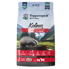 Территория Кавказ / Сухой корм для собак Средних и Крупных пород Индейка с брусникой