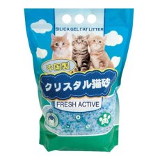 Hakase Arekkusu Crystals Fresh Active / Наполнитель Хакасэ Ареккусу для кошачьего туалета Силикагелевый