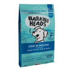 Barking Heads Dog Adult Fish-N-Delish Grain free / Сухой Беззерновой корм Баркинг Хэдс для взрослых собак 'Рыбка-вкусняшка' Лосось Форель батат Barking Heads Dog Adult Fish-N-Delish Grain free / Сухой Беззерновой корм Баркинг Хэдс для взрослых собак 'Рыбка-вкусняшка' Лосось Форель батат