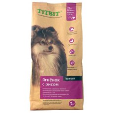 Titbit / Сухой корм Титбит для собак Мелких и Средних пород Ягненок с рисом