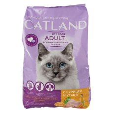 Catland Adult / Сухой корм Кэтланд для взрослых кошек с Курицей и уткой