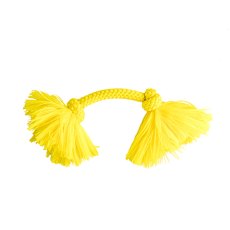 Playology Dri-tech Rope / Игрушка Плэйолоджи для собак жевательный канат с ароматом курицы Желтый
