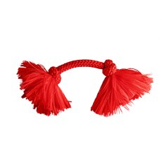 Playology Dri-tech Rope / Игрушка Плэйолоджи для собак жевательный канат с ароматом говядины Красный