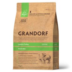 Grandorf Holistic & Hypoallergenic Mini Lamb & Turkey / Сухой корм Грандорф Низкозерновой для взрослых собак Мелких пород Ягненок Индейка
