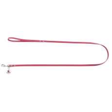 Mr.Kranch / Поводок Мистер Кранч для собак из Натуральной кожи с QR-адресником Розовый