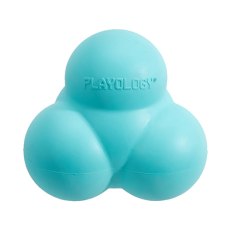 Playology Squeaky Bounce Ball / Игрушка Плэйолоджи для собак хрустящий жевательный тройной мяч с пищалкой и с ароматом арахиса
