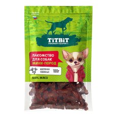 Titbit Лакомый кусочек / Лакомство Титбит для собак Мини пород Косточки Говяжьи