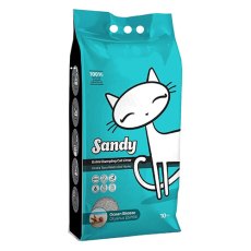 Sandy Ocean Breeze / Комкующийся наполнитель Сэнди для кошачьего туалета с ароматом Океанского бриза