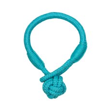 Playology Tough Tug Knot / Игрушка Плэйолоджи для собак жевательный канат с ароматом арахиса Голубой