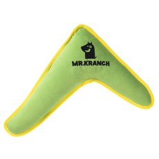 Mr.Kranch / Игрушка Мистер Кранч для собак Бумеранг с пищалкой Зеленый Mr.Kranch / Игрушка Мистер Кранч для собак Бумеранг с пищалкой Зеленый