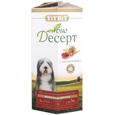 Titbit / Лакомство Титбит для собак Био Десерт Печенье с мясом ягненка мини