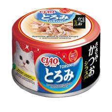 Inaba Ciao Toromi / Консервы Инаба для кошек Куриное филе с тунцом кацуо и мальками ширасу в бульоне (цена за упаковку, Китай)