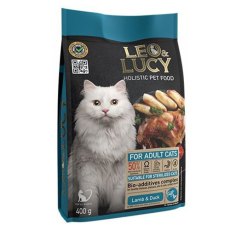 Leo and Lucy Holistic Adult Sterilized Lamb & Duck / Сухой корм Лео и Люси для взрослых и Стерилизованных кошек Ягненок утка