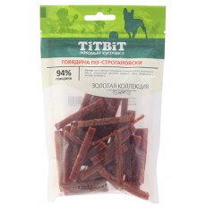 Titbit Золотая коллекция / Лакомство Титбит для собак Говядина по-строгановски