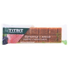 Titbit / Лакомство Титбит для собак Батончик с мясом индейки и черносливом