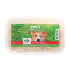 Titbit Лакомый кусочек / Лакомство Титбит для собак Чипсы говяжьи банка пластиковая 3,3 л