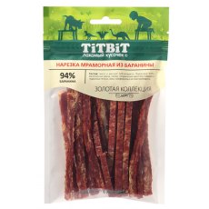 Titbit Золотая коллекция / Лакомство Титбит для собак Нарезка мраморная из баранины