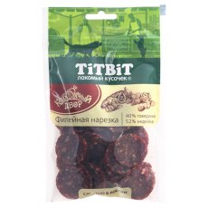 Titbit / Лакомство Титбит для собак Колбасный двор Нарезка Филейная