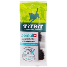Titbit Dental+ Лакомый кусочек / Лакомство Титбит для собак Мелких пород Зубочистка с Говядиной Titbit Dental+ Лакомый кусочек / Лакомство Титбит для собак Мелких пород Зубочистка с Говядиной