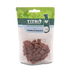 Titbit Рыбные лакомства / Лакомство Титбит для кошек Кубики из лосося