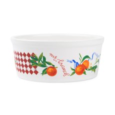 Mr.Kranch / Миска фарфоровая Мистер Кранч для собак и кошек Апельсины Белая Mr.Kranch / Миска фарфоровая Мистер Кранч для собак и кошек Апельсины Белая