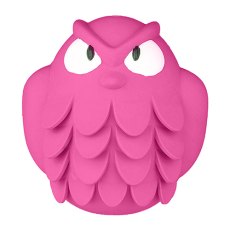 Mr.Kranch / Игрушка Мистер Кранч для собак Сова розовая с ароматом бекона